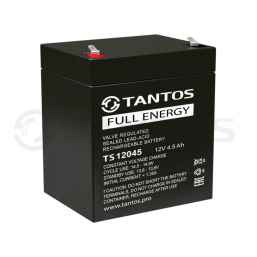 Аккумулятор 12В 4.5 А∙ч (TS 12045) Tantos Аккумуляторная батарея свинцово-кислотная, AGM