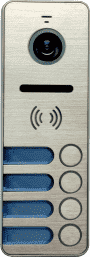 iPanel 2 (Metal) HD 4 аб. – вызывная панель видеодомофона на 4 абонента современного видеоформата AH