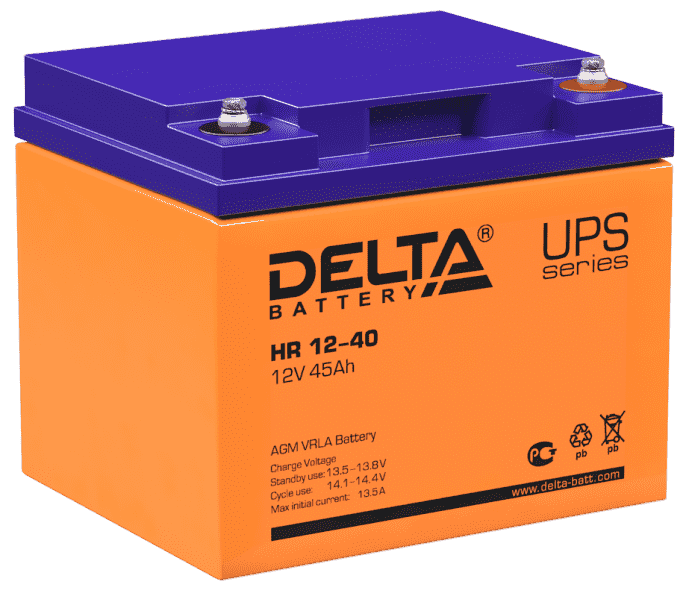 Аккумулятор HR 12-40 Delta