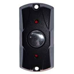 FE-100 Черная.  Кнопка выхода   накладная вандалозащищенная