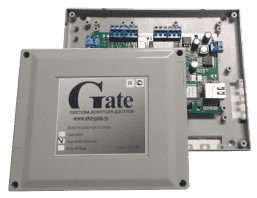 Gate-8000-Ethernet-UPS1 Базовый контроллер Gate-8000-Ethernet в корпусе с одним источником бесперебо